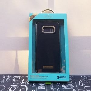 Kate Spade Black/Gold Wrap Case for Samsung Galaxy 8+, New In Box